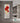 Abstract Floating Red Flowers Textured Partial Oil Painting