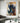 Abstract Deep Blue Textured Partial Oil Painting
