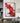 Abstract Red Textured Partial Oil Painting