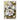 White Gold Flowers 3d Heavy Textured Partial Oil Painting