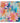 Abstract Pink Flowers II 3d Heavy Textured Partial Oil Painting