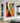 Abstract Color Flames 3D Heavy Textured Partial Oil Painting