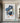 Abstract Blue with Orange 3D Heavy Textured Partial Oil Painting