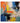 Orange Yellow and Blue 3D Heavy Textured Partial Oil Painting