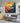 Abstract Orange n Navy 3D Heavy Textured Partial oil Painting