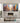 Abstract Orange Buildings 3D Heavy Textured Partial Oil Painting