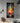 Abstract Orange Flame II 3d Heavy Textured Partial Oil Painting - Wall Art