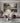 Abstract Gold Skyline 3d Heavy Textured Partial Oil Painting - Wall Art