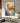Abstract Grey Orange 3d Heavy Textured Partial Oil Painting - Wall Art