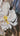 Abstract 2 White Flowers 3d Heavy Textured Partial Oil Painting - WallArtt