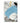 Abstract Baby Blue White 3d Heavy Textured Partial Oil Painting - WallArtt