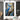 Abstract Blue Bird 3D Heavy Textured Partial Oil Painting - WallArtt