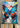 Abstract Blue Butterfly 3D Heavy Textured Partial Oil Painting - WallArtt
