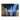 Abstract Blue City Traffic Textured Partial Oil Painting - WallArtt