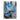Abstract Blue Flower Textured Partial Oil Painting - WallArtt