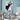 Abstract Blue Grey 3D Heavy Textured Partial Oil Painting - WallArtt