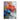 Abstract Blue Orange Flowers Textured Partial Oil Painting - WallArtt
