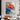 Abstract Blue Orange Flowers Textured Partial Oil Painting - WallArtt