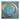 Abstract Blue Shell with Gold Foil Textured Partial Oil Painting - WallArtt