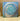 Abstract Blue Shell with Gold Foil Textured Partial Oil Painting - WallArtt
