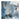 Abstract Blue Wall Textured Partial Oil Painting - WallArtt