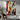Abstract Blurry Orange Textured Partial Oil Painting - WallArtt