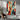 Abstract Blurry Orange Textured Partial Oil Painting - WallArtt