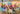 Abstract Color Explosion Textured Partial Oil Painting - WallArtt