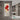 Abstract Floating Red Flowers Textured Partial Oil Painting - WallArtt