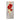 Abstract Floating Red Flowers Textured Partial Oil Painting - WallArtt