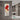 Abstract Floating Red Flowers Textured Partial Oil Painting - WallArtt
