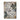 Abstract Flower with Silver Foil Textured Partial Oil Painting - WallArtt