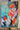 Abstract Green Orange Textured Partial Oil Painting - WallArtt