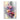 Abstract Lilac Flower Textured Partial Oil Painting - WallArtt
