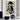 Abstract Man with a Hat Textured Partial Oil Painting - WallArtt