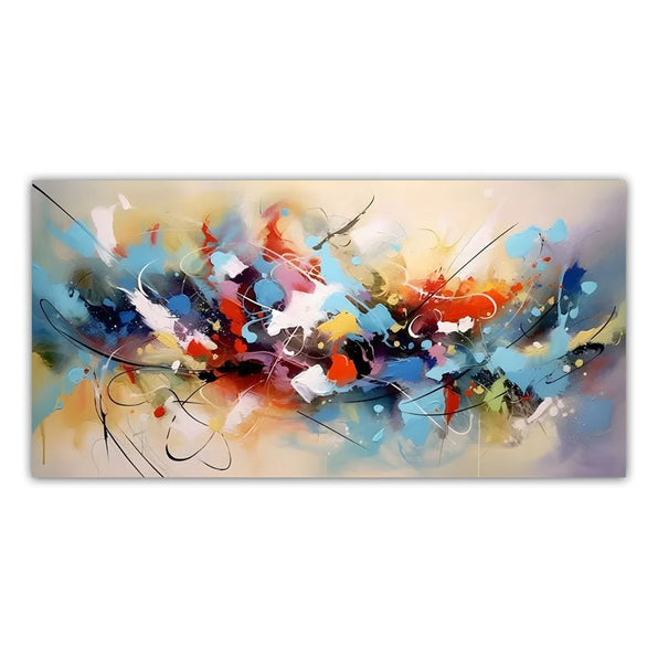Subtle Textured Partial Abstract Art | Modern Wall Decor – WallArtt