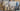 Abstract Misty Skyscrapers Textured Partial Oil Painting - WallArtt