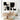 Abstract Off White Black 2 Piece Textured Partial Oil Painting - WallArtt