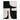 Abstract Off White Black Textured Partial Oil Painting - WallArtt