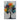 Abstract Orange Blue Tree II 3D Heavy Textured Partial Oil Painting - Wall Art - WallArtt