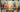 Abstract Orange Buildings 3D Heavy Textured Partial Oil Painting - WallArtt