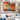 Abstract Orange Clouds Textured Partial Oil Painting - WallArtt