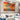 Abstract Orange Clouds Textured Partial Oil Painting - WallArtt