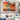 Abstract Orange Clouds Textured Partial Oil Painting - WallArtt