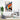 Abstract Orange Petrol Blue 3d Heavy Textured Partial Oil Painting - WallArtt