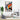 Abstract Orange Petrol Blue 3d Heavy Textured Partial Oil Painting - WallArtt
