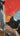 Abstract Orange Petrol Blue 3d Heavy Textured Partial Oil Painting - WallArtt
