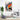 Abstract Orange Petrol Blue 3d Heavy Textured Partial Oil Painting - WallArtt