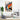 Abstract Orange Petrol Blue 3d Heavy Textured Partial Oil Painting - WallArtt