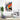 Abstract Orange Petrol Blue 3d Heavy Textured Partial Oil Painting - WallArtt